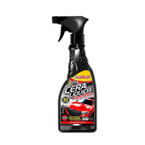 LUXCAR CERA LIQUIDA SUPER BRILHO CARNAÚBA 500ML