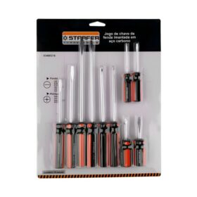 CHAVE FENDA PHILLIPS MAGN.STARFER C/ 10PC - 03480216