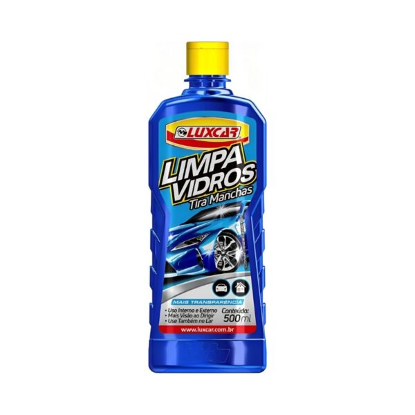 LUXCAR LIMPA VIDROS TIRA MANCHAS 500ML